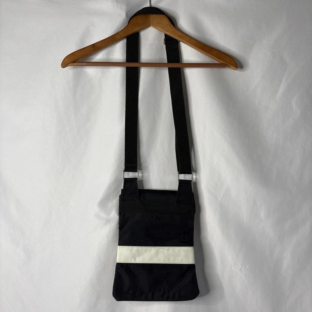 Vintage 90s Y2K Ralph Lauren Polo Sport Crossbody Bag Purse Travel‎ Black
